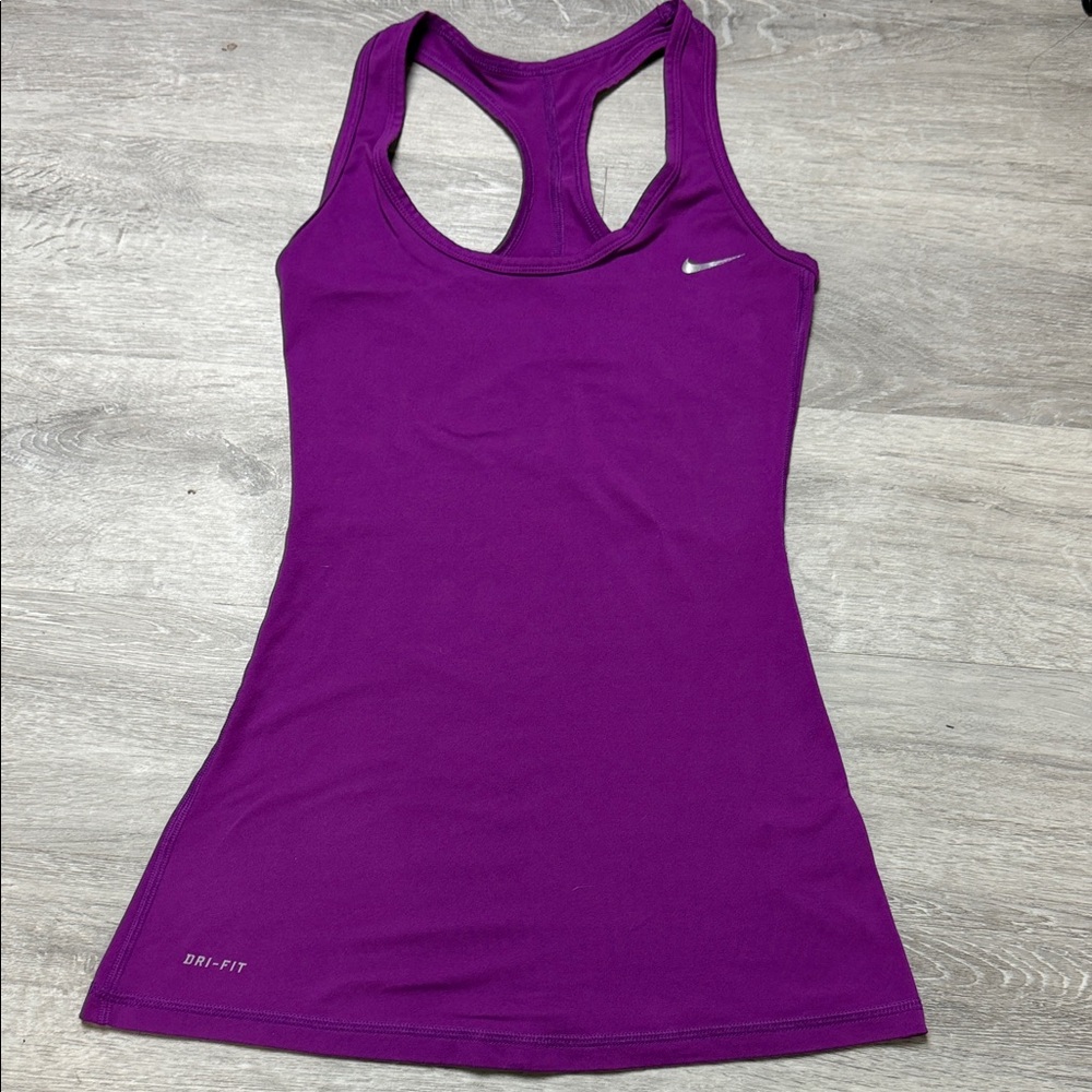 Nike Purple Dri-FIT Racerback Tank